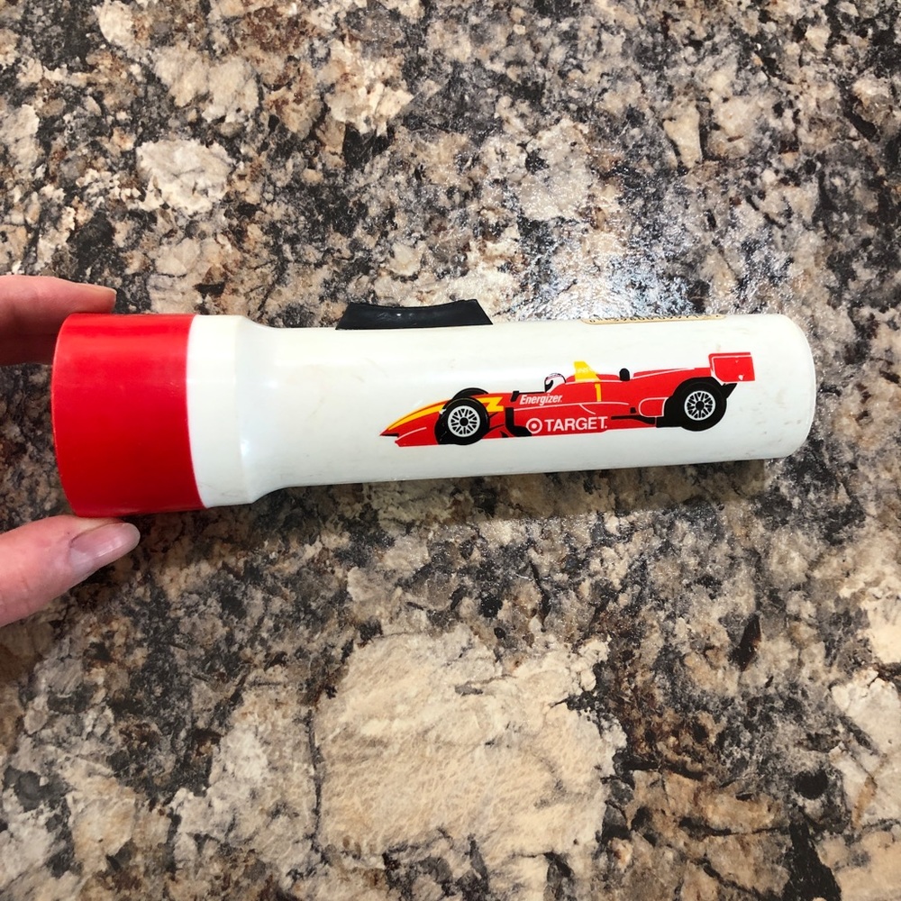 Vintage target racing flashlight